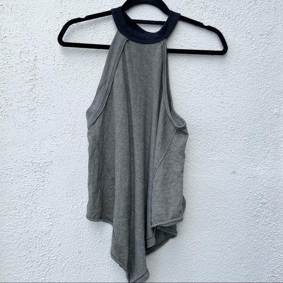 Free People Tops - Free People Twin Peak Asymmetrical swig racer back tank XS